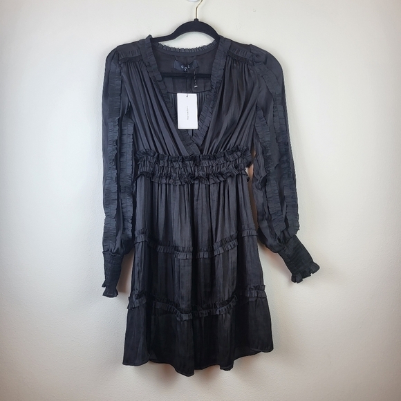 O.P.T Tianna Mini Dress Size Small Black NWT - Picture 4 of 10